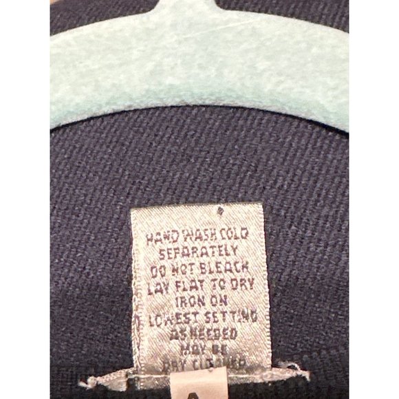 Chico’s size 2 (L) navy rayon blend long sleeve pullover sweater - Picture 4 of 5